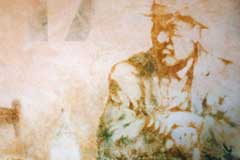 300 x 800 cm Detail - Oil on Plaster on Wall - Öl auf Putz auf Mauer