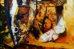 125 x 85 cm - Oil on Aluminium - Öl auf Alluminium