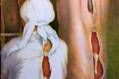 200 x 100 cm - Oil on Aluminium - Öl auf Alluminium