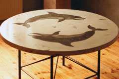 140cm diameter Concrete - Beton